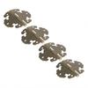 Antique Style Decorative Hinge Set Designed to Fit Various Wood Designs