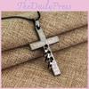 Anime Death Note Cross Pendant Necklace With Alloy Charm For Unisex Wear And Collectors