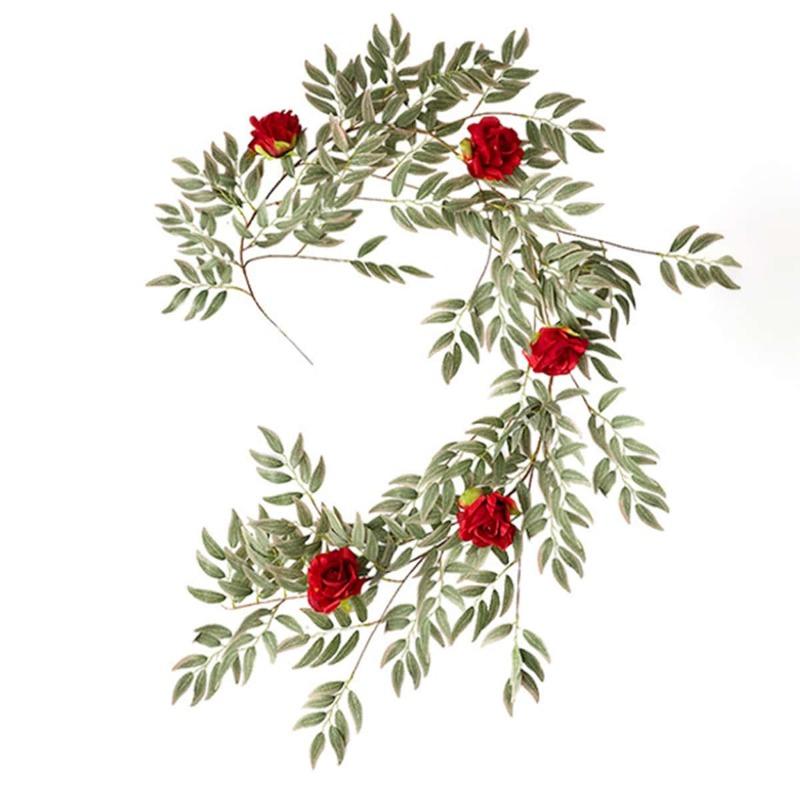 170 см искусственные листья ивы, лозы, шелковые поддельные висячие растения ивы, зеленая гирлянда, веревка для внутреннего декора свадебной вечеринки, украшения сада на открытом воздухе