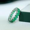 Новое поступление 2024 года, кольцо с зеленым агатом, серебро 925 пробы с натуральными драгоценными камнями, изысканные украшения для женщин и девочек, хороший подарок