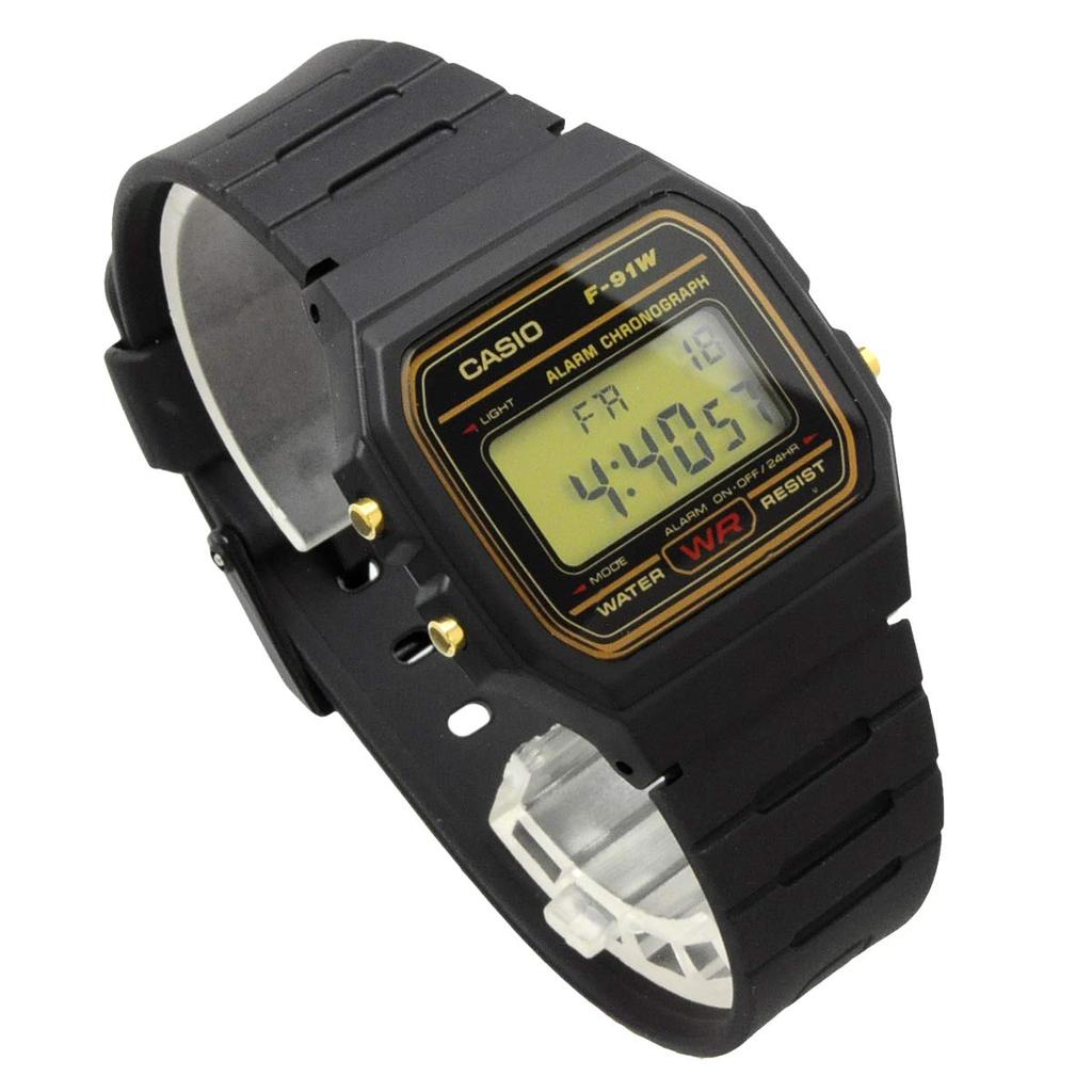 Casio CASIO Unisex Quartz Watch F-91WG-9 Black - Affordable Classic Casio [Imported]