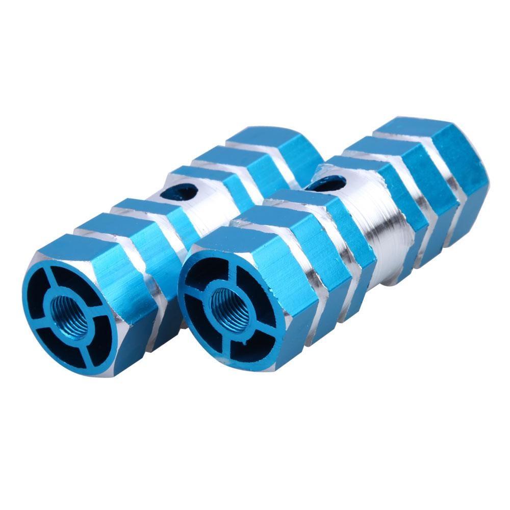 2pcs Axles Aluminum Alloy Stunt Foot Pegs Pedal for Bicycle Cycling
