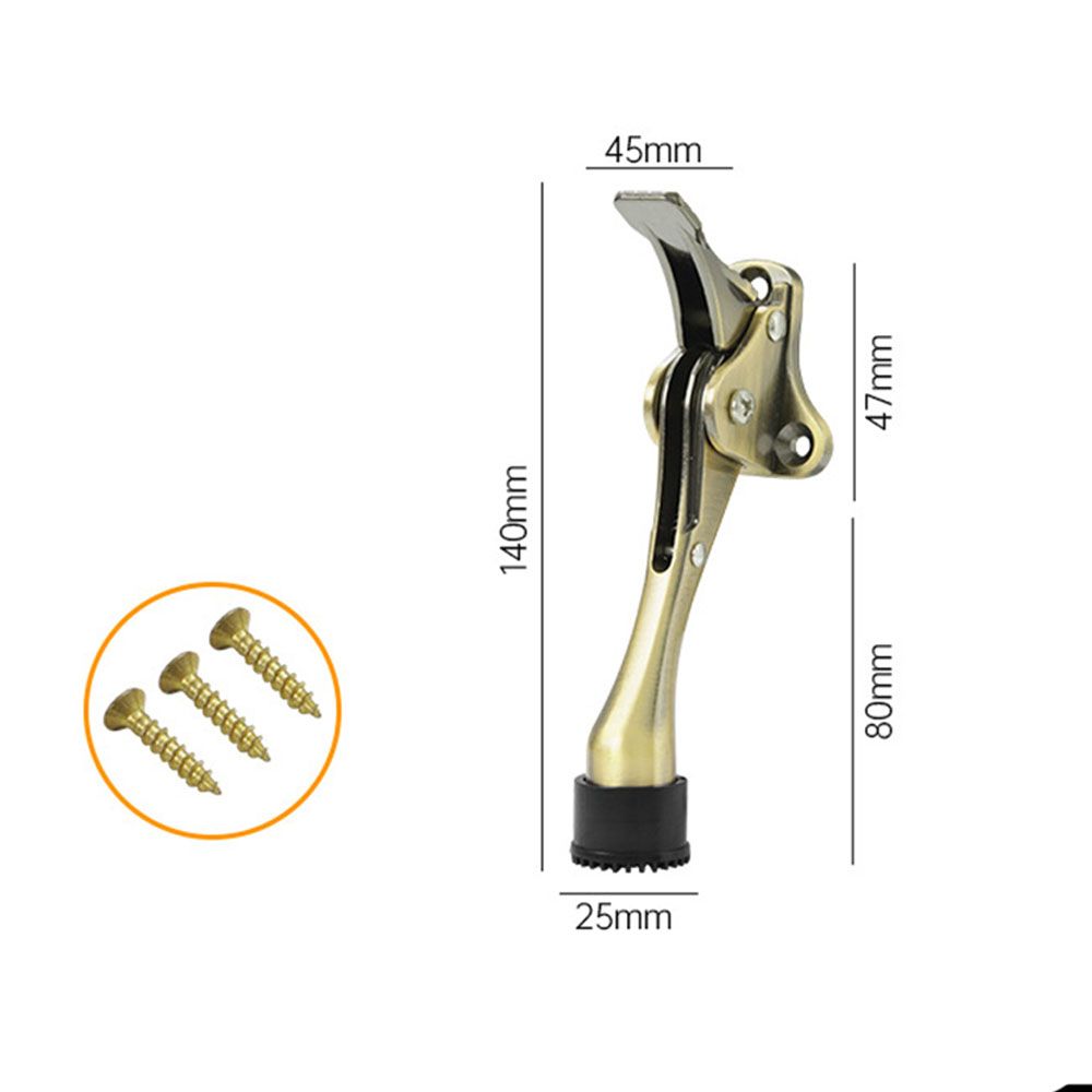 Клейкий цинковый сплав, противоударный, стопор двери, защитные настенные защитные устройства, напольный держатель для дверного упора