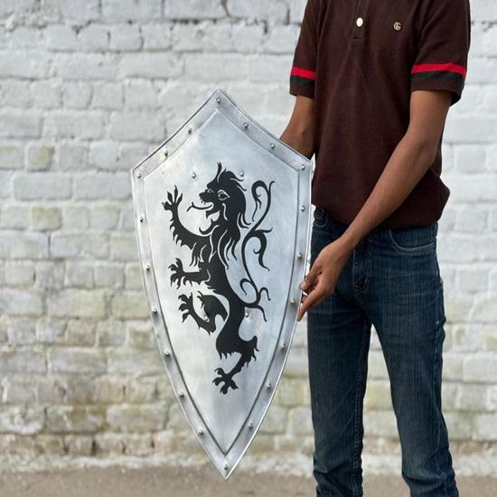 Щит Тамплиера Дракона Расписанный вручную Щит Рыцаря-Крестоносца