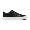 Vans Old Skool Кожа Удобные Универсальные Низкие Кеды для Скейтбординга Унисекс кроссовки Черные VN000D7ZBPR