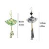 Leaf Fan Shaped Drop Earrings Tassel Exaggerated Long Earrings Chinese Style Earrings  Party