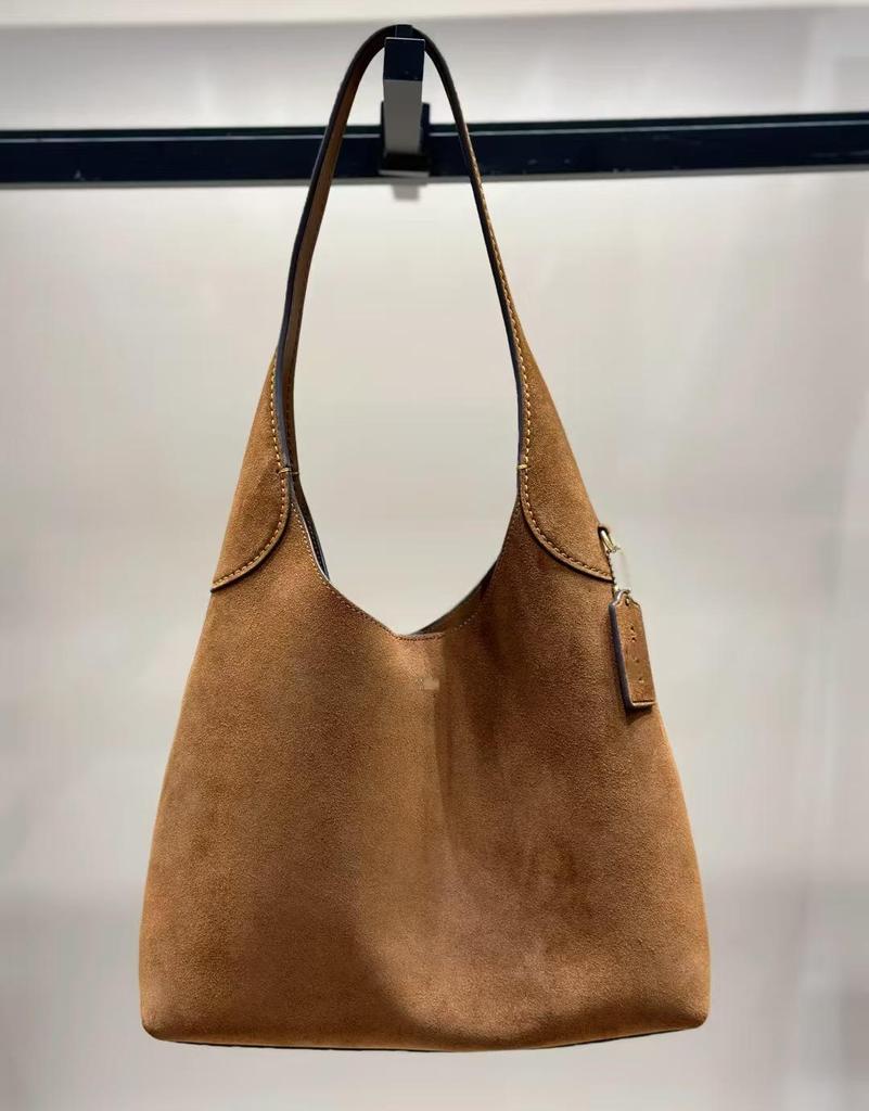 Большая ретро-сумка-тоут Brooklyn - Одноплечная сумка для поездок на работу