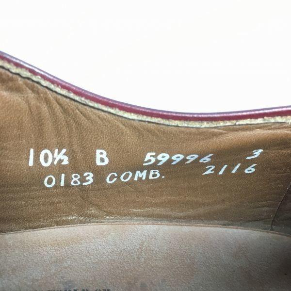 Allen Edmonds Tom, Dick & Harry Обувь броги для бизнеса Бордовый размер 10.5B 27.0-28.0 Винтаж Мужская(ИСПОЛЬЗОВАЛ)