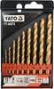 HSS-TiN METAL DRILL SET 10 PCS 1-10MM YT-44674 YATO