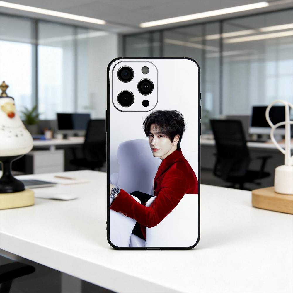 Красивый чехол K-Krien Z-Zhang L-Linghe для iPhone 17, 16, 15, 14, 13, 12, 11 Plus, Pro Max, Другие Мягкий черный чехол