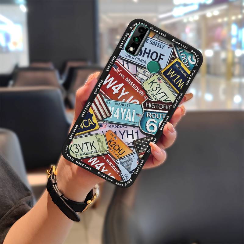 Back Cover Fashion Design Phone Case For Huawei Y8S Anti-knock Anti-dust Silicone Cover Cute Shockproof Dirt-resistant