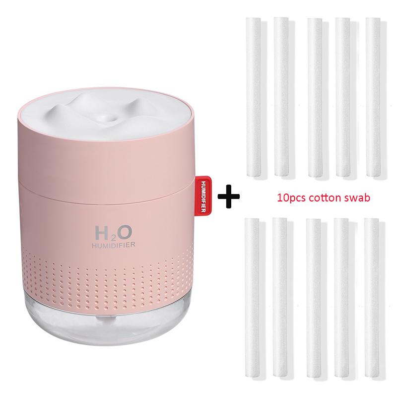 Портативный ультразвуковой увлажнитель воздуха 500 мл Snow Mountain H2o USB ароматический диффузор воздуха с романтическим ночником Humidificador Difusor