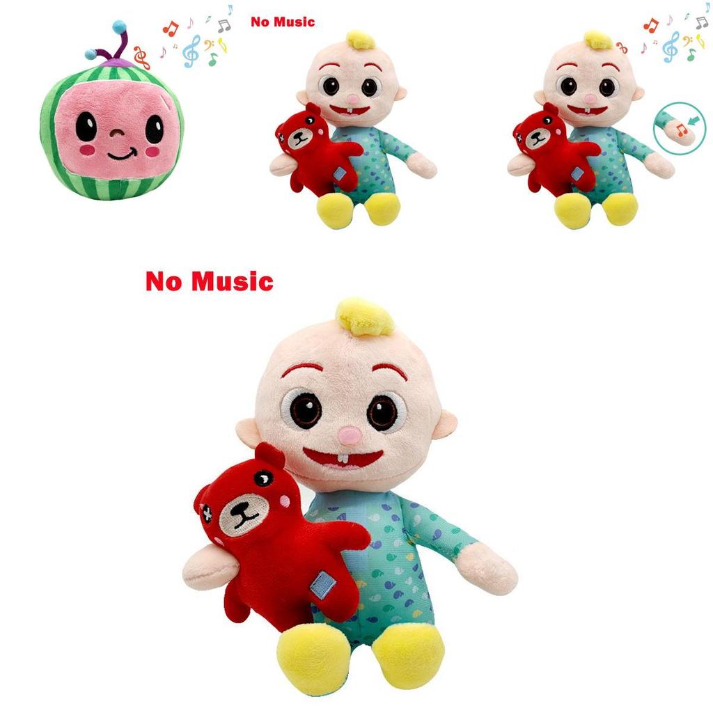 Adorable Kawaii Cocomelon Watermelon Music Toy With 8 English Songs And Plush Comfort