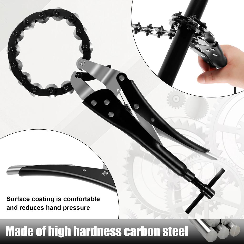 Tailpipe Cutter 0.6inch To 3.3inch Exhaust Tube Chain Cutter Carbon Steel Exhaust Pipe Cutter Tool Universal Exhaust Pipe Cut