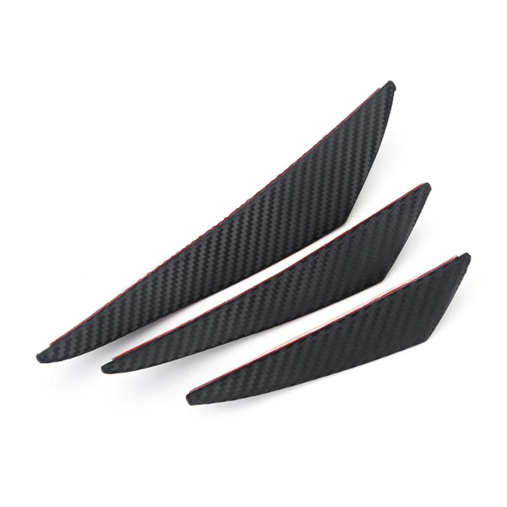 Универсальные автомобильные комплекты кузова, передний бампер, ребристый сплиттер, спойлер Canard Valence, тип пасты для ремонта