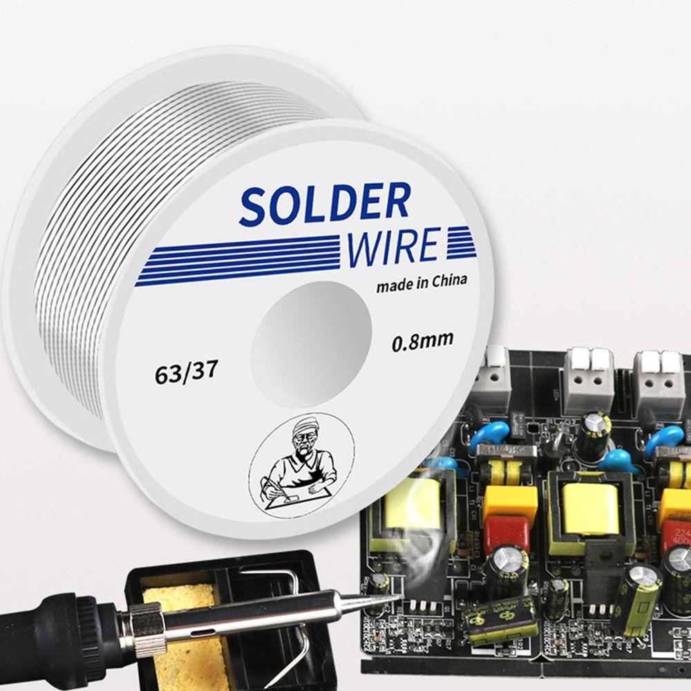 Низкотемпературная припойная проволока с сердечником из канифоли Проволока для пайки 0,8/1,0 мм Сварочная оловянная проволока Материалы для сварки
