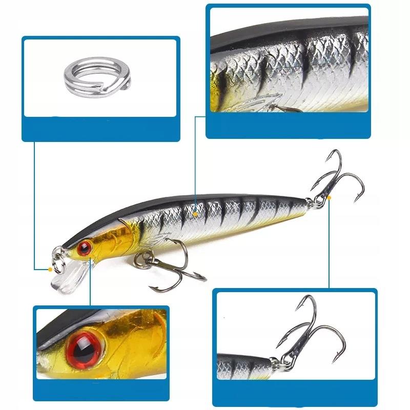 Wobbler Zander Pike Effective F142 Silver