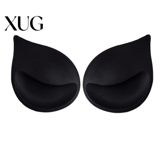 Machine Washable Bra Inserts Women's Pad Removable Tear Drop Shape Cup 3D Design Pads Push Up Breast Enhancer for Swimsuits Yoga Sports Bras