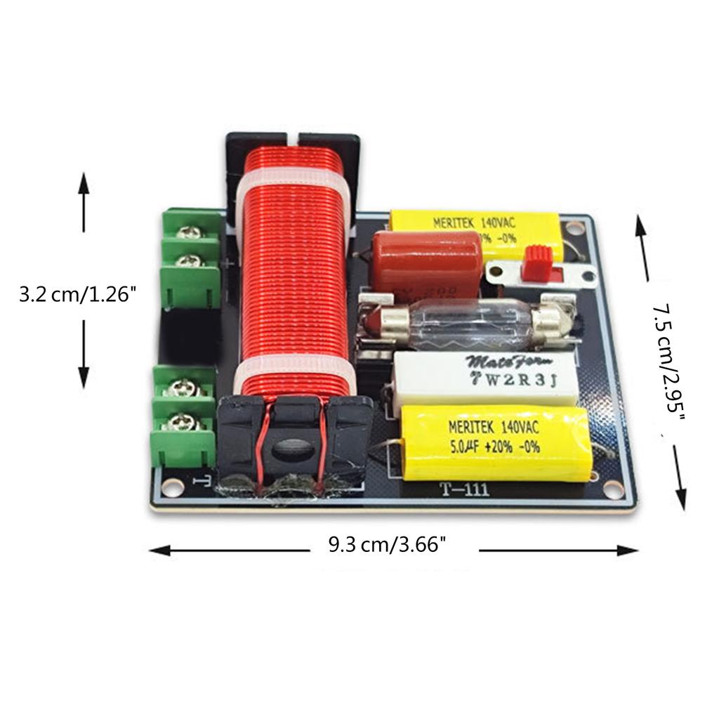 150W Hifi Filter Circuit Board Stage Stereo Speaker Crossover for Tweeter Filters Treble Frequency Dividers 2200Hz