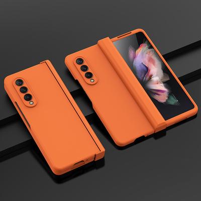 Чехол для ПК с точным вырезом без отпечатков пальцев для Samsung Galaxy Z Fold4 Fold 4 5g Fold3 Fold 3, складной чехол с защитой от пыли