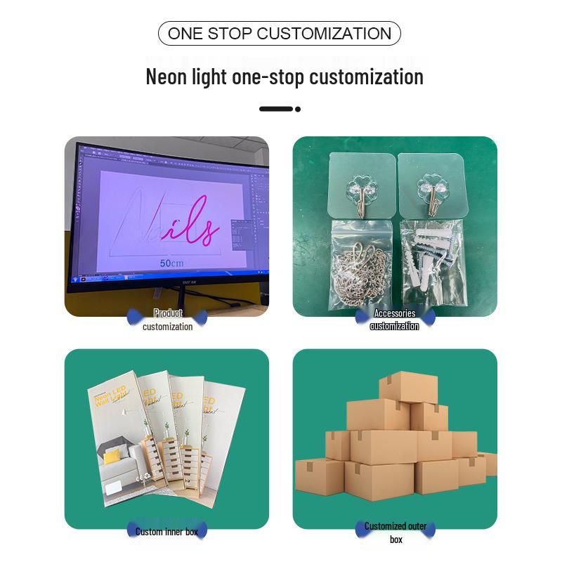 Custom LED Neon Light Sign - Personalized Shape & Letter for Unique Atmosphere