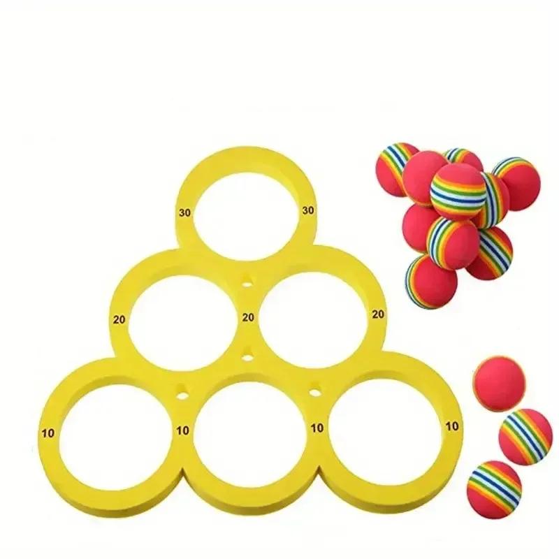 Веселый всплеск Водные виды спорта Плавающая игра для бассейна Игрушка - Прочный материал ЭВА, Мяч случайного цвета, Идеально подходит для летнего веселья