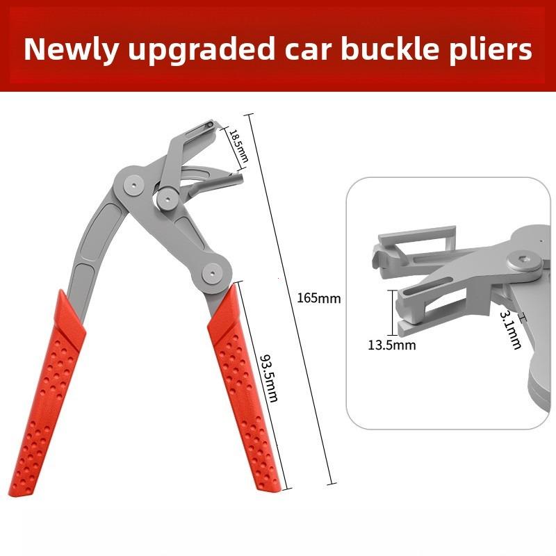 Car Clip Removal Pliers Plastic Rubber Round Nail Fastener Remover Tool For Car Interior Door Panel Chassis Trunk Repair Tool Fuse Holders1