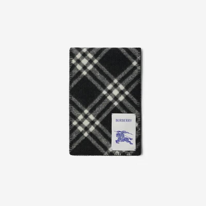 Burberry Шерстяной шарф в клетку