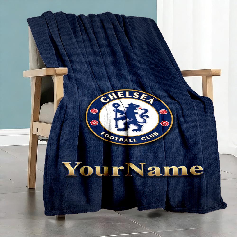 Chelsea Personalized Name Blanket Cozy Personalized Blanket Comfortable for Bedding Office Living Room Picnics for All Occasions