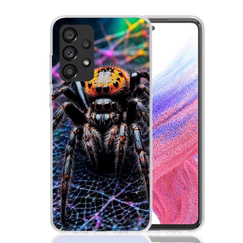 Black Widow Spider Insect Phone Case for Samsung Galaxy A17 A16 A15 A14 A13 A57 A56 A55 A54 A53 A37 A36 A35 A34 A33 A26 A25 A24