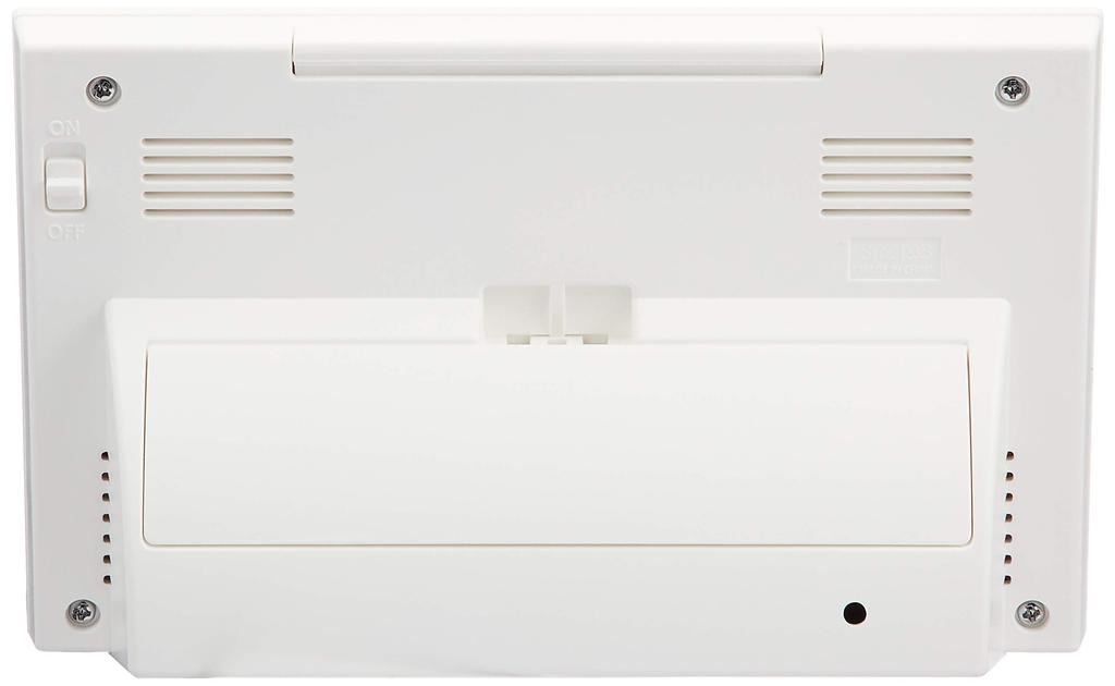 Будильник RHYTHM Fitwave D193 с термометром и радиоуправляемым гигрометром x x 8RZ193SR03, Белый, 9,3 14,5 4,1 см,
