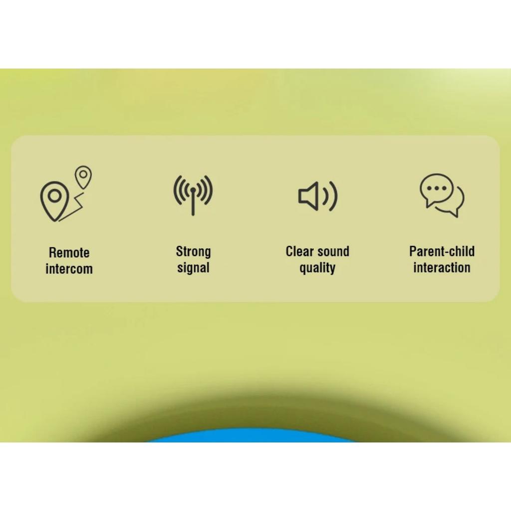 2PC Children's Walkie-talkies Wireless Cartoon Pagers Remote Intercom Outdoor Kids Toys Parent-child Interaction Education Game