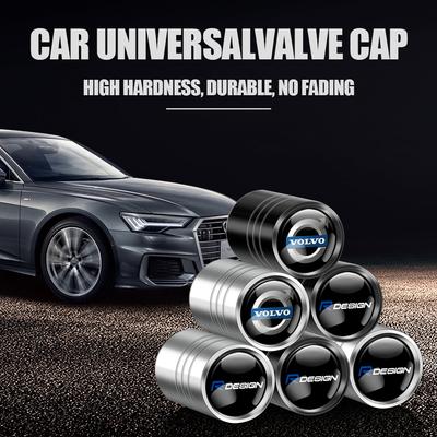 Металлические Колпачки Клапанов Шин Авто Стайлинг Для RDESIGN XC40 S80 T6 V90 EX30 EX90 EM90 C40 S40 S80L XC-Classic
