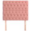 Tête de lit - Maison Exclusive - Velours doux - 100 x 7 x 118/128 cm - Hauteur réglable
