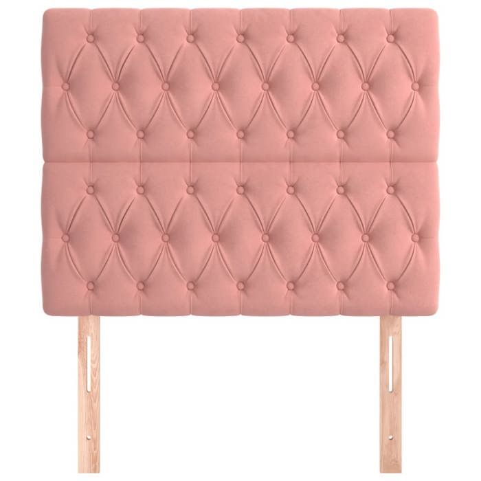 Tête de lit - Maison Exclusive - Velours doux - 100 x 7 x 118/128 cm - Hauteur réglable