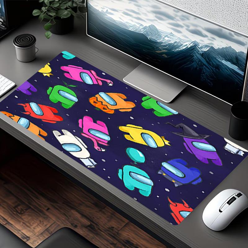 Among Us Print Mouse Pad, for Keyboard Pad Laptop PC Mat for Office Home Use, Desk Decor, Perfect Birthday Gift for Gamers