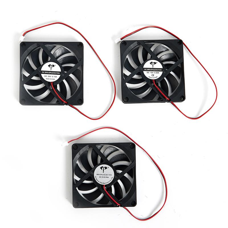 Brushless Cooling Fan 8010 Cooling Fan 5V 12V 24V 2 Pin Heatsink