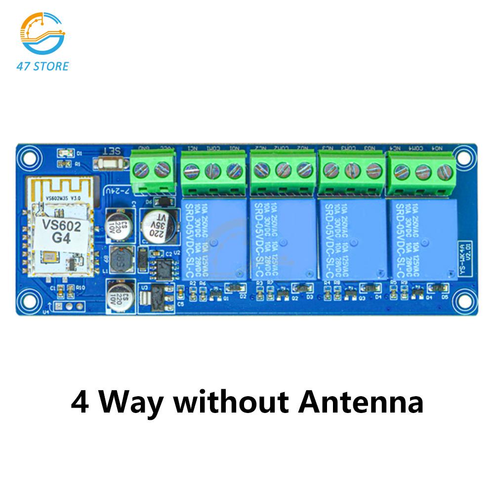 DC 7-24V WiFi Переключатель с дистанционным управлением Bluetooth Двойной режим Беспроводной релейный модуль 1/2/3/4-канальный реле Умный дом Автоматизация