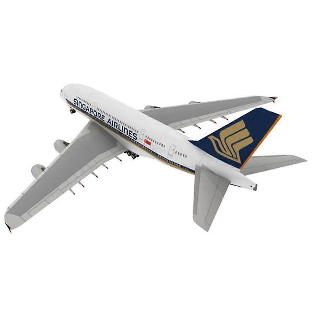 For Airbus A380 1:300 Paper Craft Model 3D DIY High Precision Color Print Dutch Cardboard
