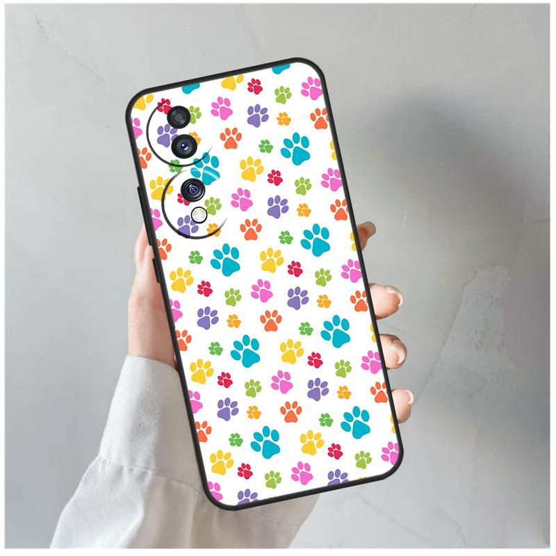 Лапы кошки и собаки Для Honor Magic 8 5 6 7 Pro Чехол Для Honor 200 400 70 90 Lite X8c X8b X9a X9b X9c X9d Win RT