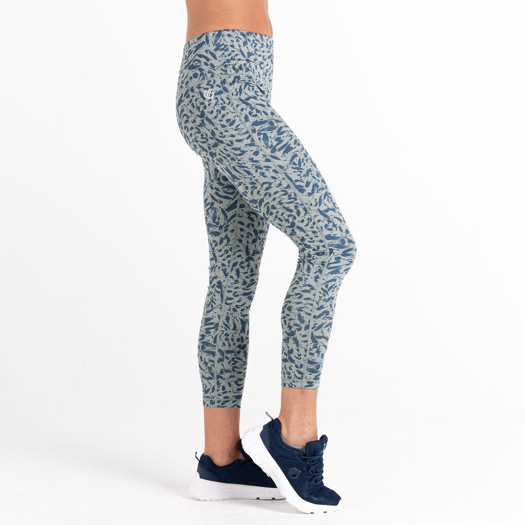 Dare 2B Womens/Ladies Influential Animal Print Gym 7/8 Leggings