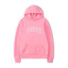 Letter Love Print Love Print Boys Hooded Fleece Sweater