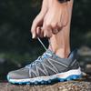 2024 Мужская походная обувь, летняя мягкая мужская спортивная обувь, уличная противоскользящая прогулочная обувь, легкие кроссовки на шнуровке 35-46