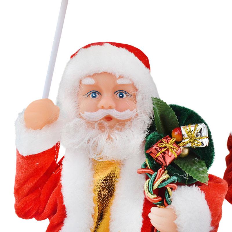 Musical Santa Claus Umbrella Toy - Christmas Gift Decoration Ornament