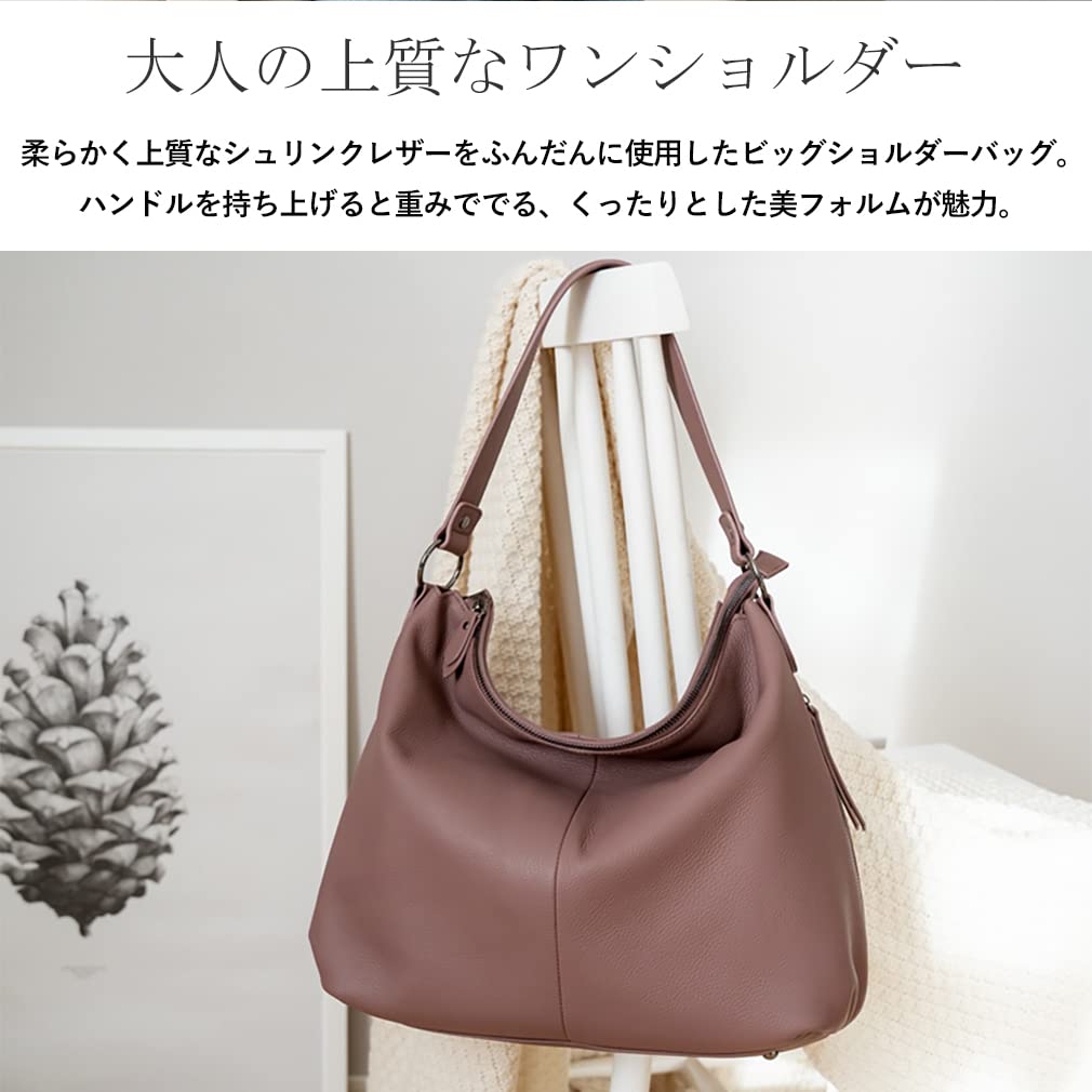 Vita Felice Натуральная кожаная сумка на одно плечо [VITAFELICE] Женская vinb-21c24n (Серый Бежевый)