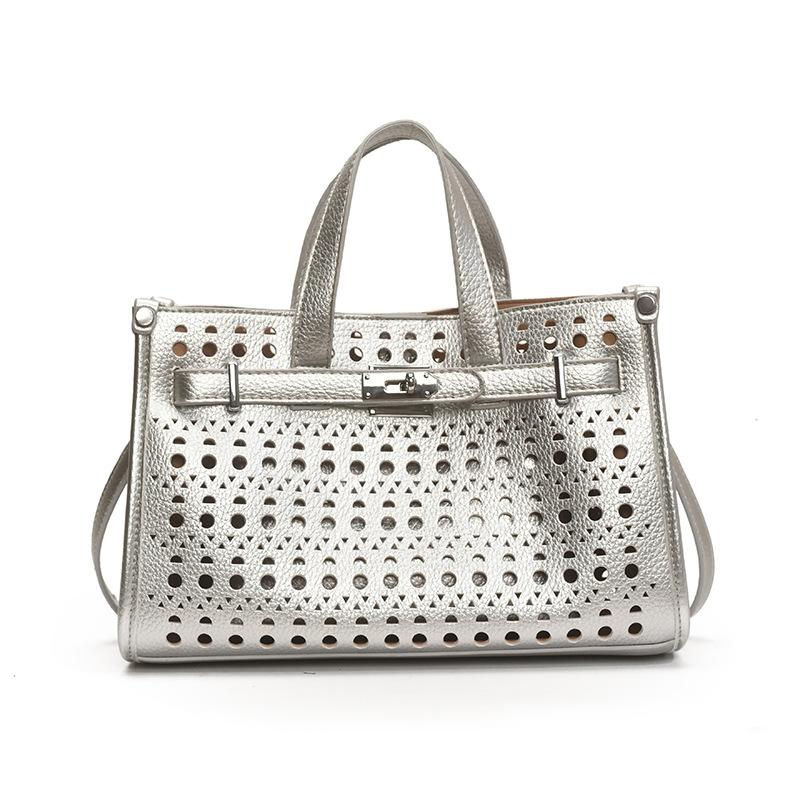 Полая Модная Однотонная Портативная Маленькая Квадратная Сумка Женская Новая Универсальная Повседневная На Плечо Сумка-Мессенджер