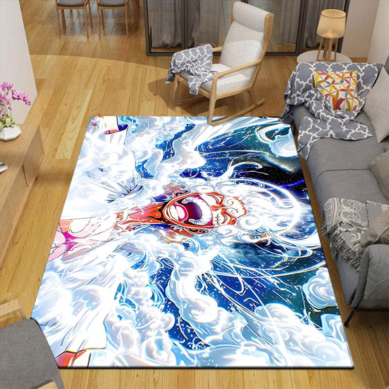 1Pc Oceanic Power Burst Rug, Office Carpet Indoor Outdoor Doormat, Non-Slip, Comfortable, Living, Christmas Halloween, Xmas Gift Es164
