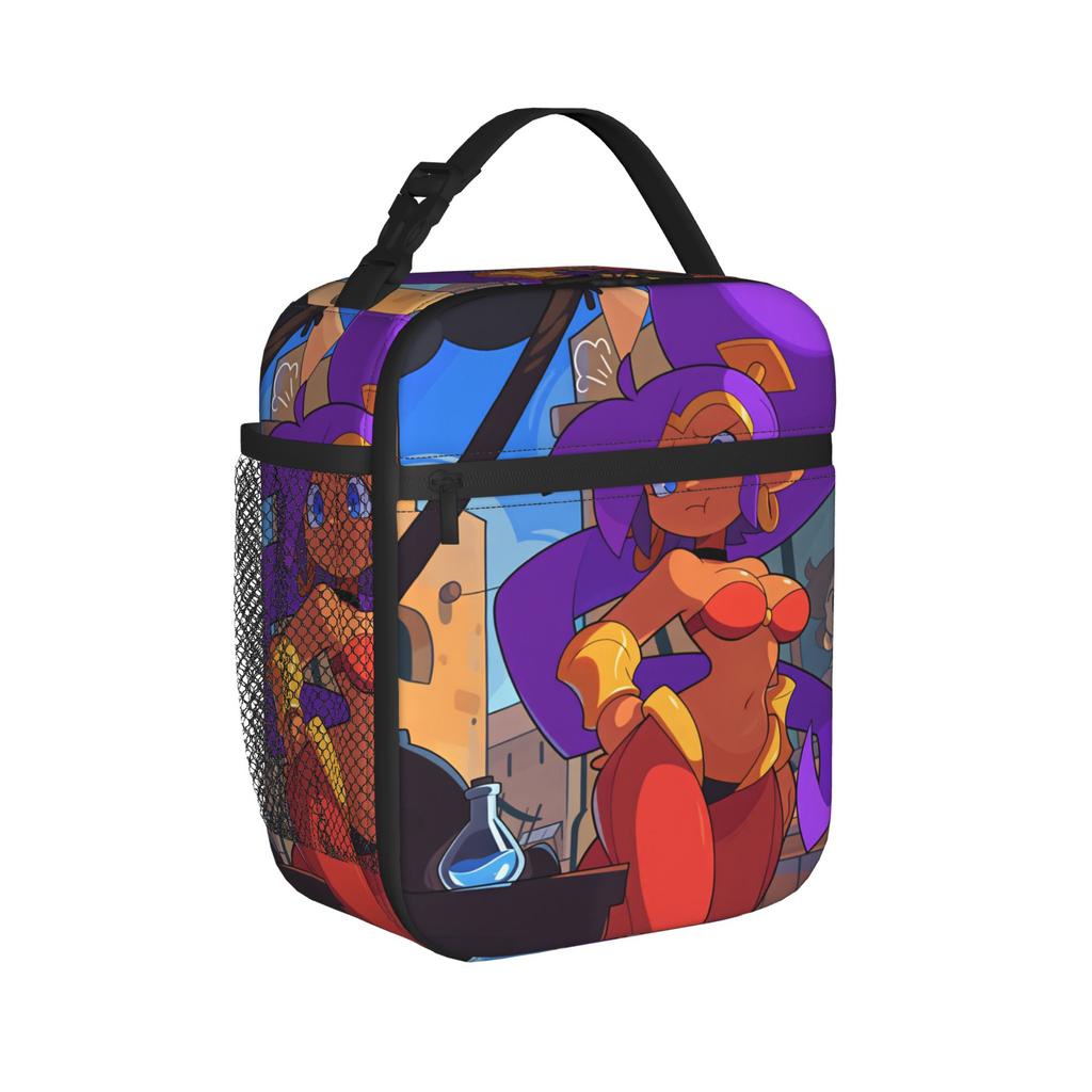 Shantae Half Genie Lunch Bag Portable Lunch Box Girls Outdoor Picnic Print Cooler Bag Fashion Waterproof Thermal Tote Handbags