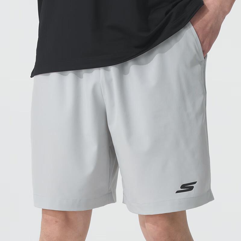 Skechers Men's Breathable Woven Running & Casual Sports Shorts