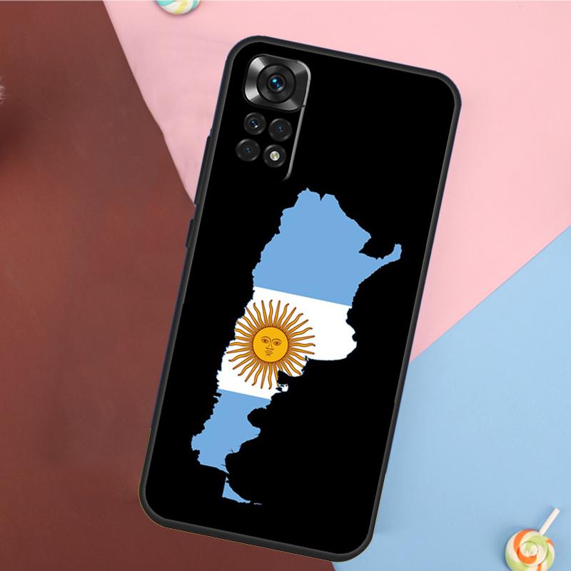 Чехол Аргентинский Флаг для Xiaomi Redmi Note 13 Pro 14 12 11 9 10 9S 10S 11S 12S Redmi 14C 10C 12C 13C